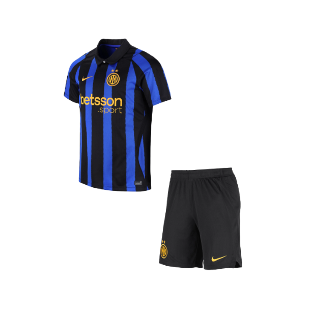 2026-27 Inter Milan Home Kids Soccer Kits Shirt With Shorts